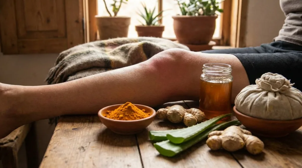 découvrez des remèdes de grand-mère efficaces pour soulager un genou gonflé naturellement et rapidement.