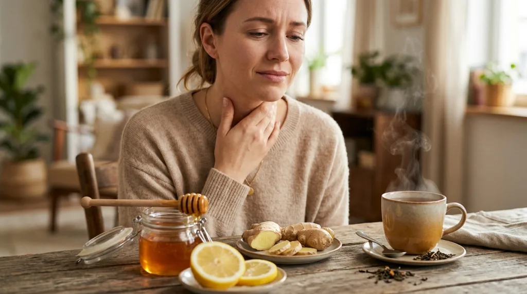 découvrez un remède naturel efficace pour soulager la glaire coincée dans la gorge et retrouver votre confort respiratoire rapidement.